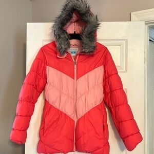 Girls Hooded Columbia Jacket